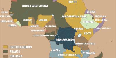 Mapa british Kamerun