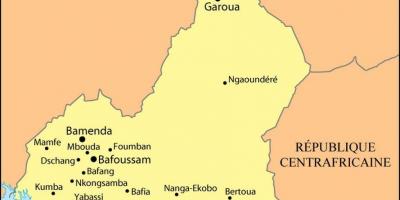 Mapa douala Kamerun