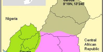 Mapa Kamerun klima